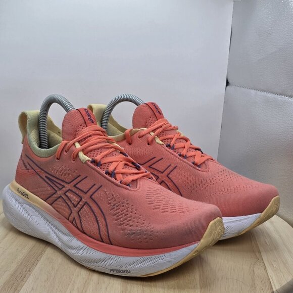 Asics Gel-Nimbus 25 Shoes Orange Walking Running Sneaker 1012B356 women - sz 7.5 - Picture 4 of 8